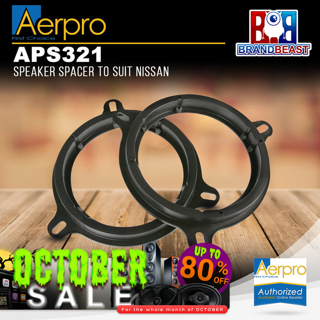 Aerpro APS321 Speaker Spacer to Suit Nissan