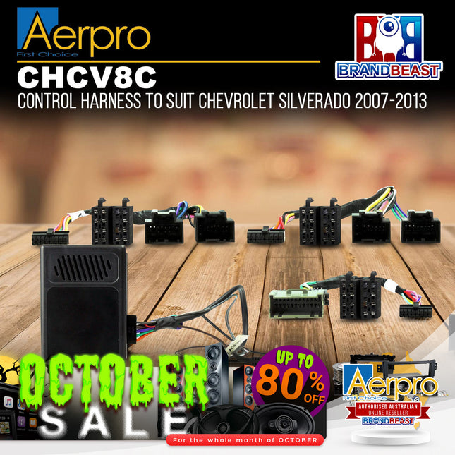 Aerpro CHCV8C Control Harness to Suit Chevrolet Silverado 2007-2013