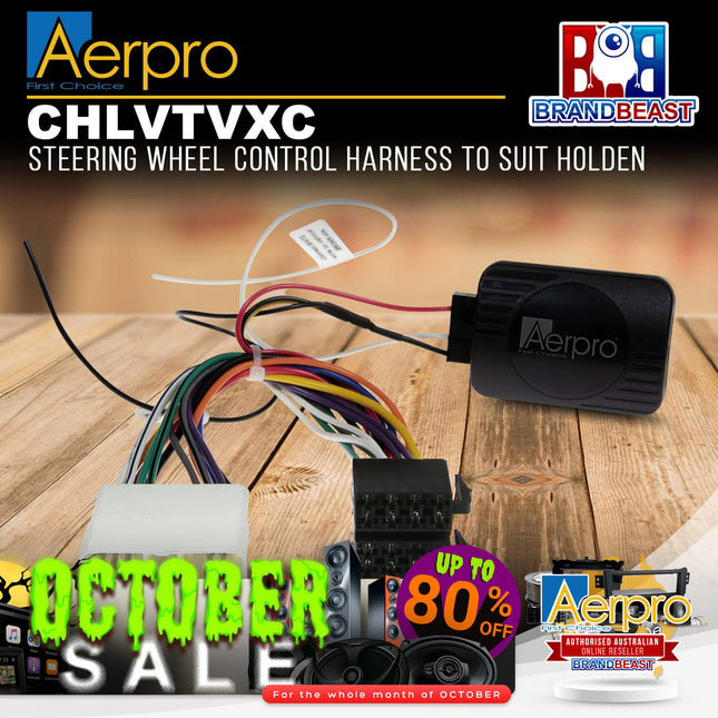 Aerpro CHLVTVXC Steering Wheel Control Interface Suit Holden Commodore VT/VX/VU
