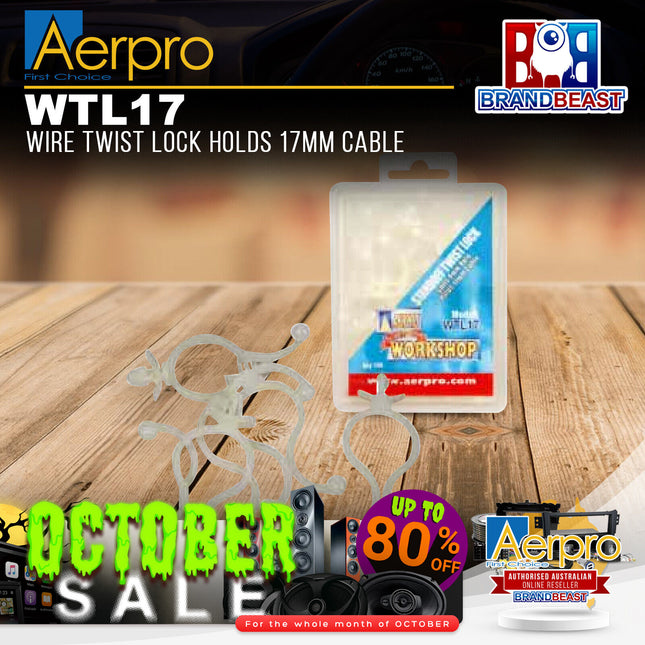 Aerpro WTL17 Wire Twist Lock Holds 17mm Cable