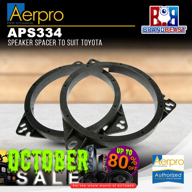 Aerpro APS334 Speaker Spacer to Suit Toyota