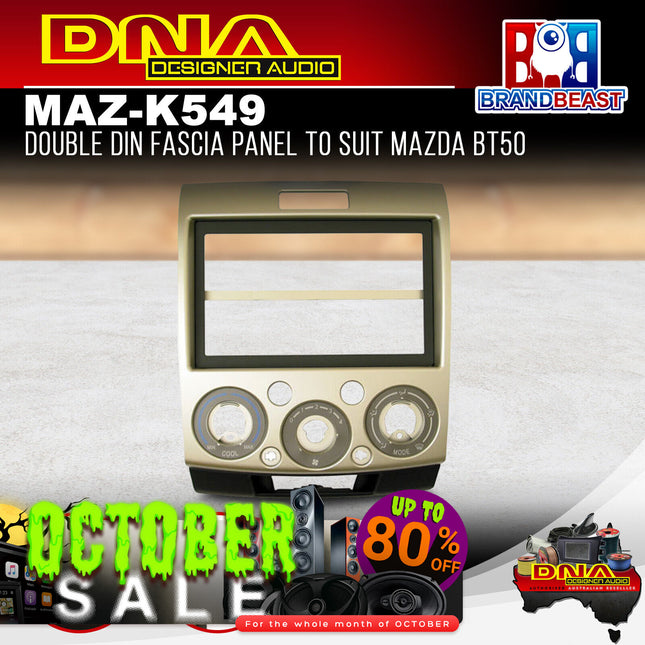 DNA MAZ-K549 Double DIN Fascia Panel To Suit Mazda BT50