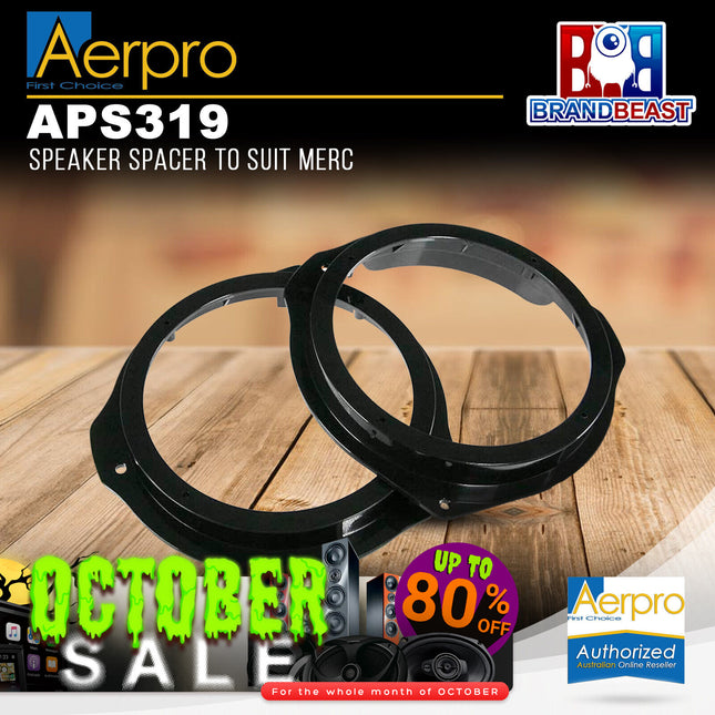 Aerpro APS319 Factory Speaker Adaptor Spacers Suit Mercedes C-Class/E-Class/Vito