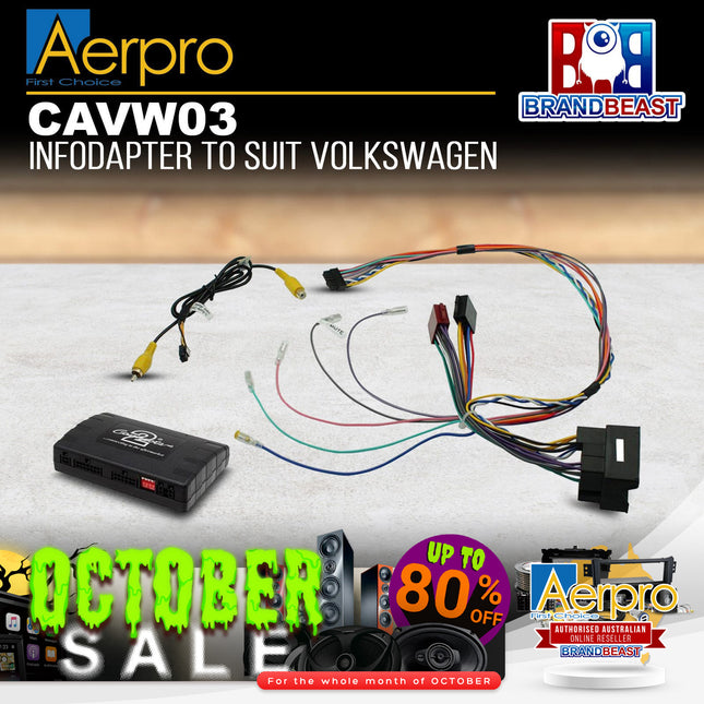 Aerpro CAVW03 AV Infodaptor Suit Volkswagen