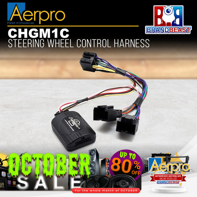 Aerpro CHGM1C Steering Wheel Control Harness to Suit Holden