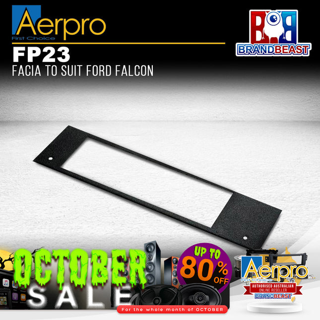 Aerpro FP23 Single DIN Black Facia Kit Suit Ford Falcon 1972 - 1988