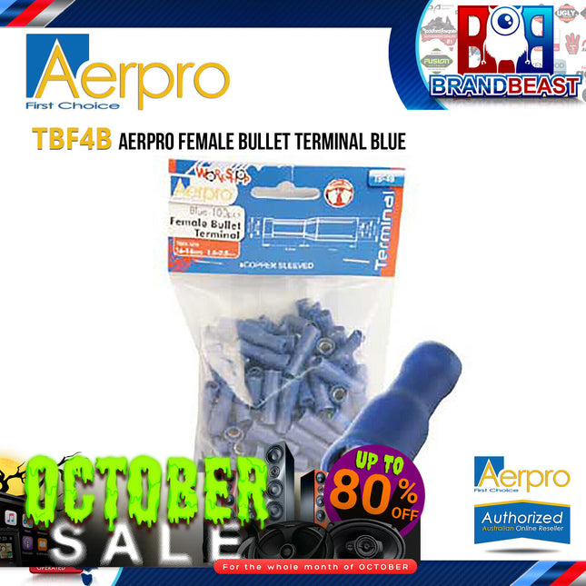 Aerpro TBF4B Female Bullet Terminal Blue