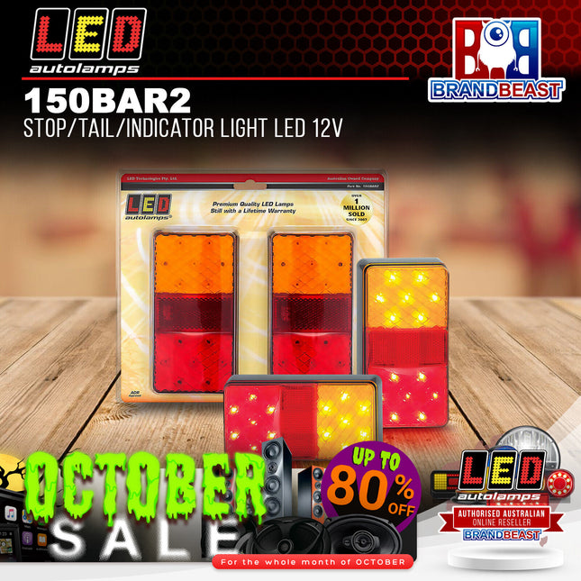 LED Autolamps 150BAR2 Stop/Tail/Indicator Light LED 12V