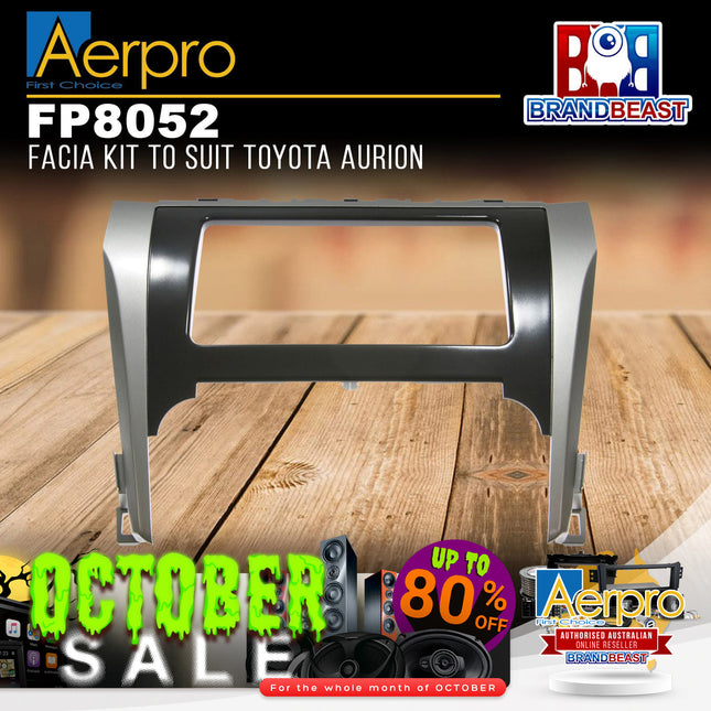 Aerpro FP8052 Double DIN 200mm Facia Kit Suit Toyota Aurion 2012 - 2014