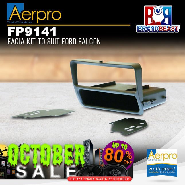Aerpro FP9141 Single DIN Facia Kit Ford Falcon AU S1/2/3