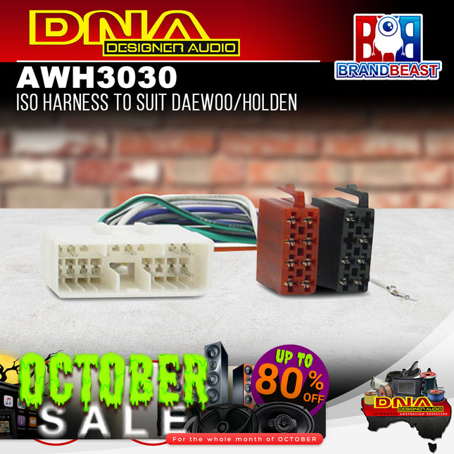 DNA AWH3030 ISO Harness to Suit Daewoo/Holden