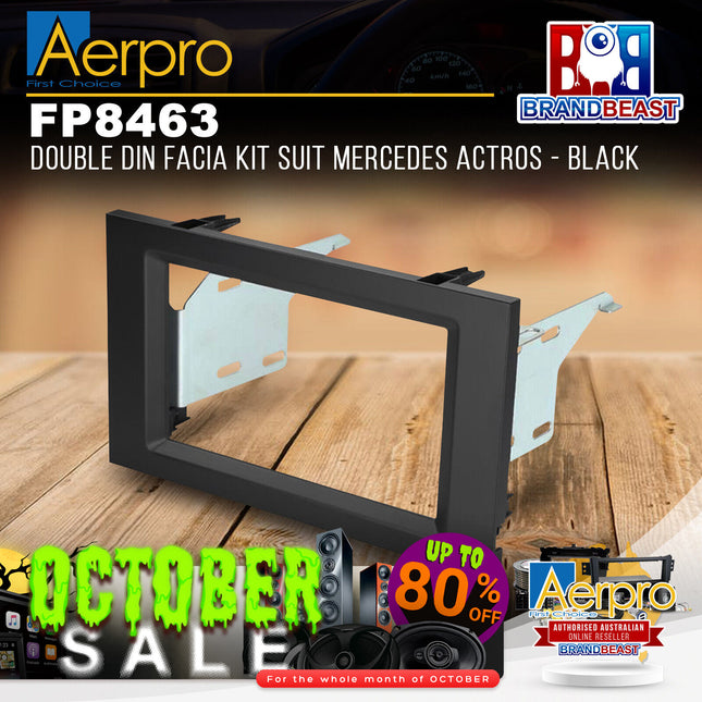 Aerpro FP8463 Double DIN Facia Kit Suit Mercedes Actros - Black