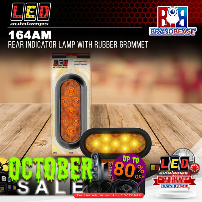 LED Autolamps 164AM Rear Indicator Lamp With Rubber Grommet