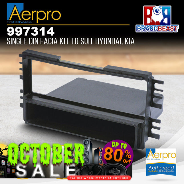 Aerpro 997314 Single DIN Facia Kit to Suit Kia Optima/Hyundai Elantra 2000-2005