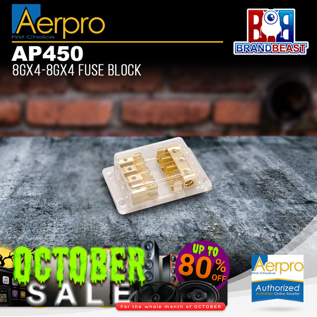 Aerpro AP450 8Gx4-8Gx4 Fuse Block