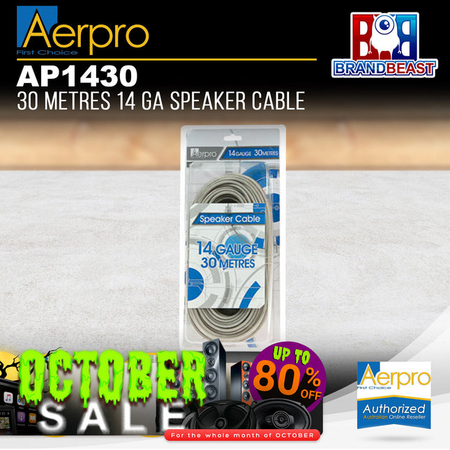 Aerpro AP1430 30m 14 Gauge Speaker Cable