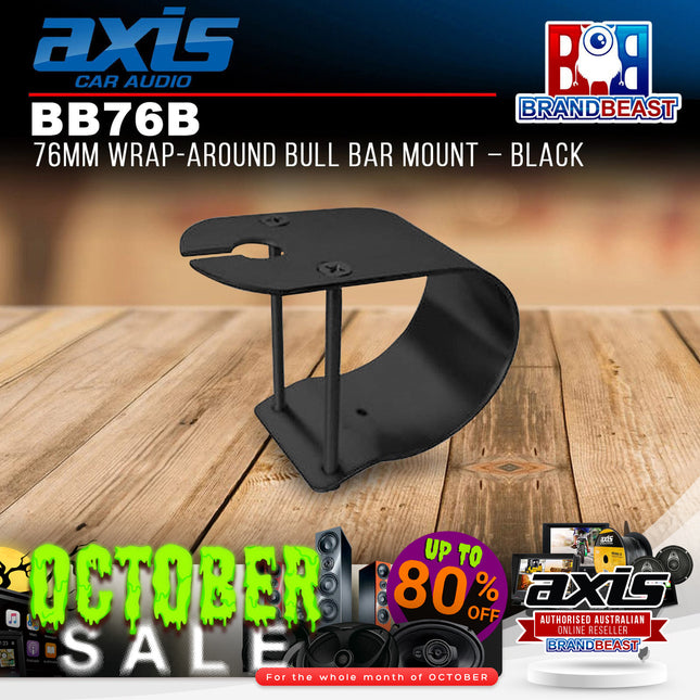 Axis BB76B 76mm Wrap-around Bull Bar Mount Black