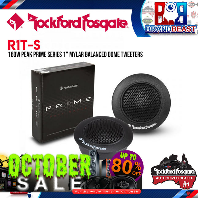 Rockford Fosgate R1T-S Prime 1" Tweeter Kit (Pair)