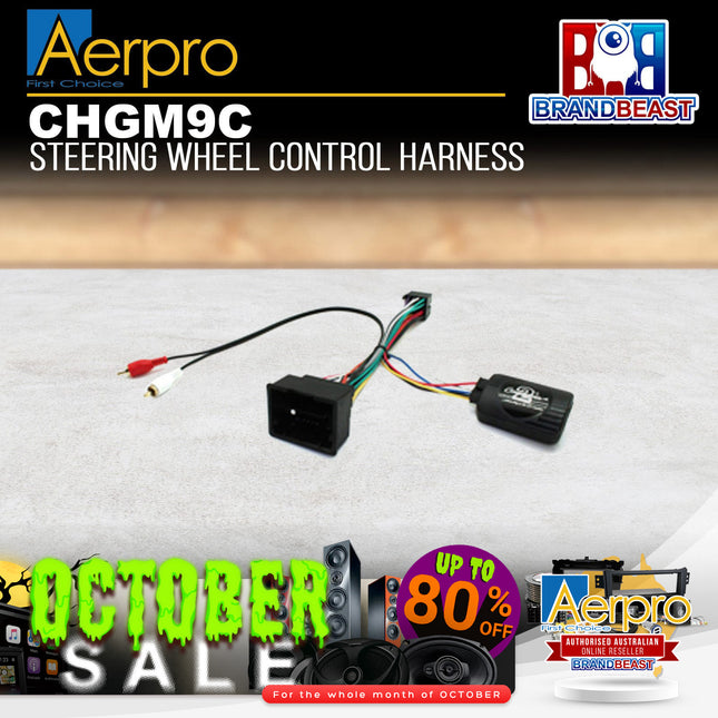 Aerpro CHGM9C Steering Wheel Control Harness Suit Holden Barina Spark 2010 - MJ