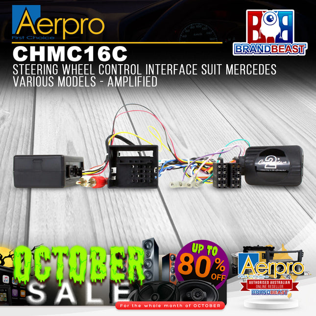 Aerpro CHMC16C Steering Wheel Control Interface Suit Mercedes Various Models