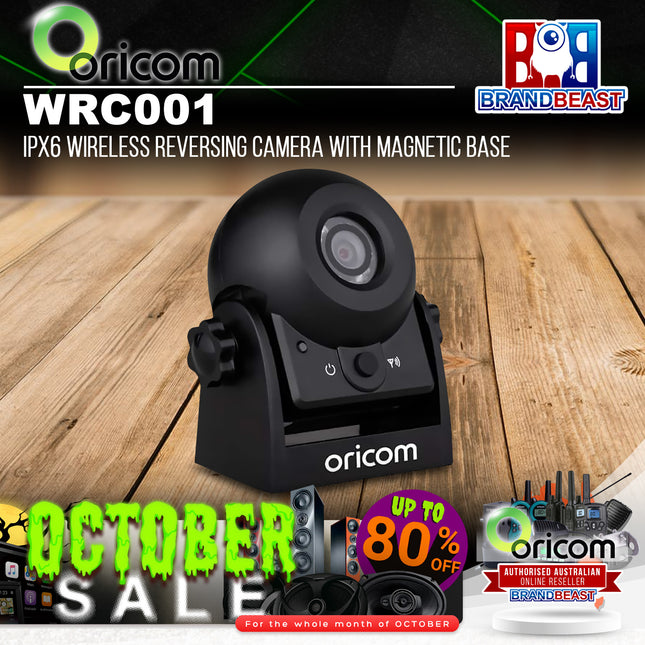 Oricom WRC001 IPX6 Wireless Reversing Camera With Magnetic Base