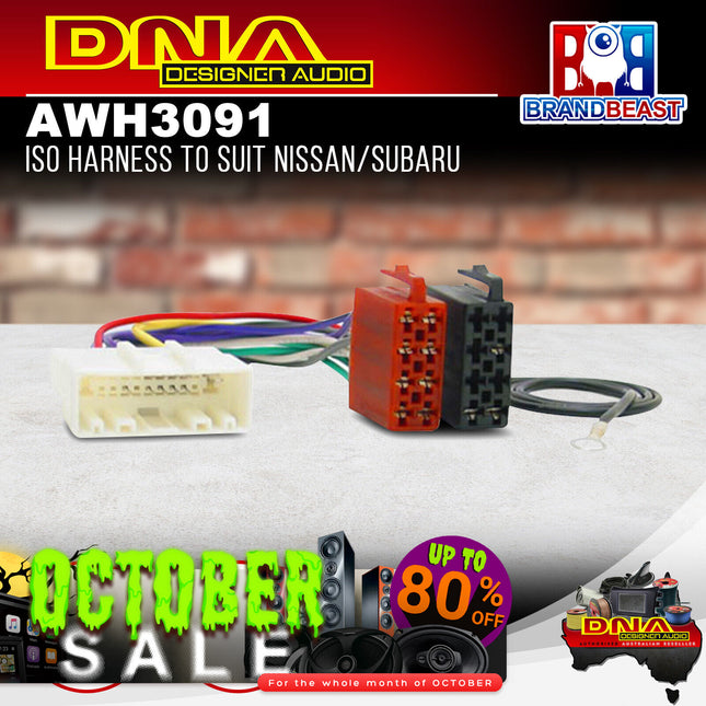 DNA AWH3091 ISO Harness To Suit Nissan/Subaru