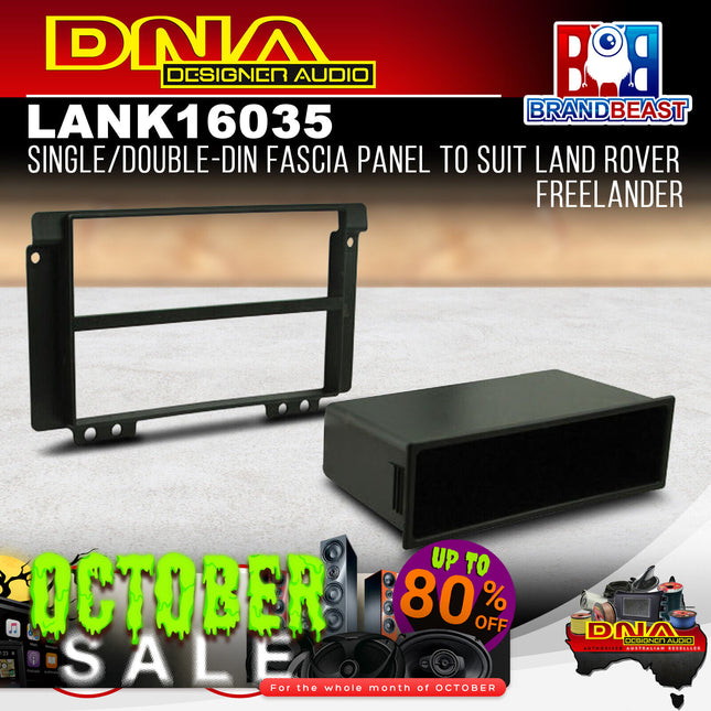DNA LAN-K16035 Single/2-DIN Fascia Panel to Suit Land Rover Freelander