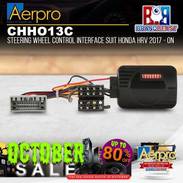 Aerpro CHHO13C Steering Wheel Control Interface Suit Honda HRV 2017 - 2021
