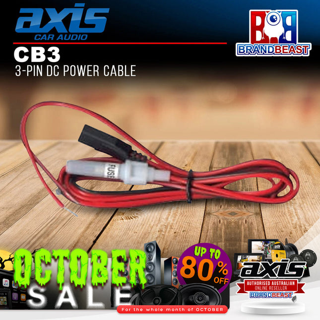 Axis CB3 3-pin Dc Power Cable