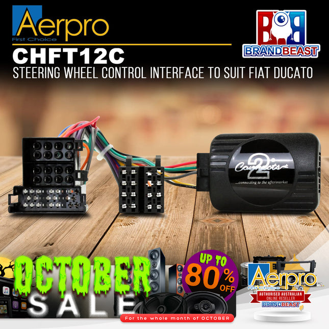 Aerpro CHFT12C Steering Wheel Control to Suit Fiat Ducato 2006 - 2012