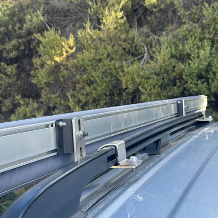 GMF4x4 AW-029S Roof Rail Awning Bracket SHORT Suits Toyota Prado 150 2009-2023 and LandCruiser LC200 2016+