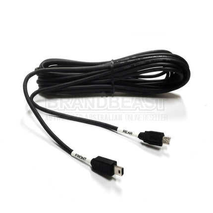 QVIA LUKAS QR-AR-CABLE7 7m Front-to-Rear Dashcam Cable for AR790 – Durable Extension Lead