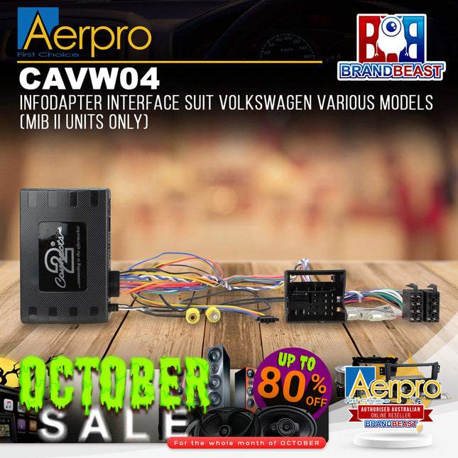 Aerpro CAVW04 Infodapter Interface Suit Volkswagen Various Models