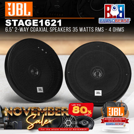 JBL STAGE 1621 6.5" 2-Way Coaxial Speakers 35 Watts RMS - 4 Ohms