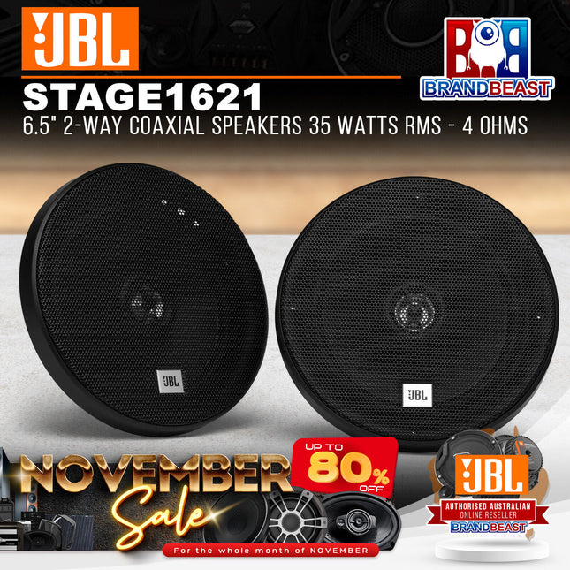JBL STAGE 1621 6.5" 2-Way Coaxial Speakers 35 Watts RMS - 4 Ohms