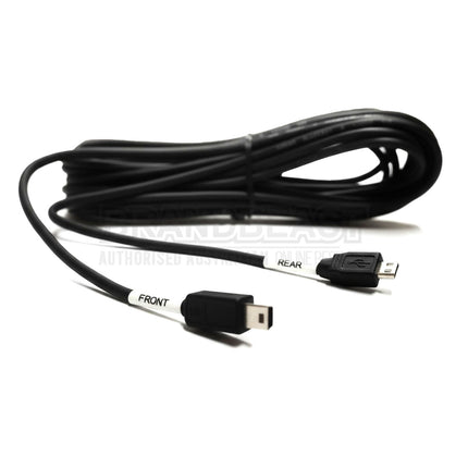 QVIA LUKAS QR-AR-CABLE7 7m Front-to-Rear Dashcam Cable for AR790 – Durable Extension Lead