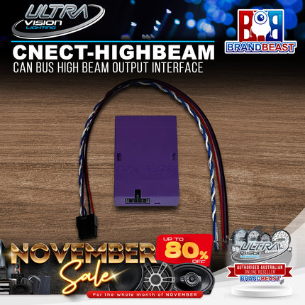 Ultra Vision Lighting CNECT-HIGHBEAM Can Bus High Beam Output Interface