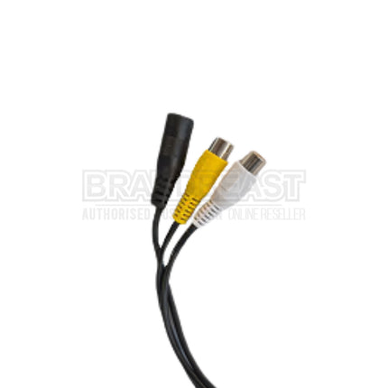 MONGOOSE PVC12HDM 4 Pin Male to RCA and Power - Heavy Duty Camera Adapter Cable