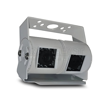 MONGOOSE MC420W Dual Cameras White 2 Cameras in One Mounting Bracket System
