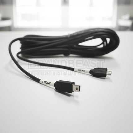 QVIA LUKAS QR-AR-CABLE7 7m Front-to-Rear Dashcam Cable for AR790 – Durable Extension Lead
