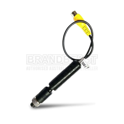 MONGOOSE RCA2HD RCA to 4 Pin Video Adapter - Standard Camera to Heavy Duty System Converter