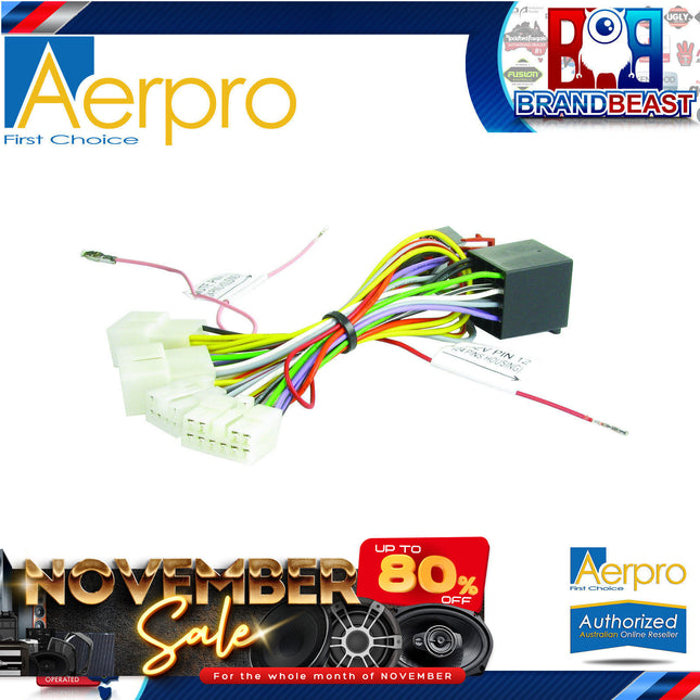 Aerpro CT10LX01 T-Harness to Suit Lexus IS200 1999 - 2005