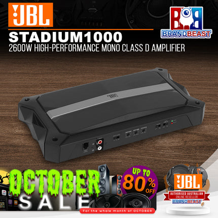 JBL Stadium 1000 2600W High-Performance Mono Class D Amplifier