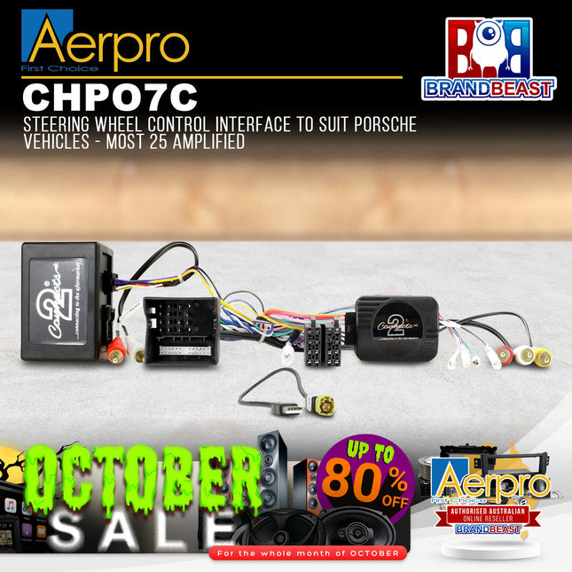 Aerpro CHPO7C Steering Wheel Control Interface to Suit Porsche Vehicles