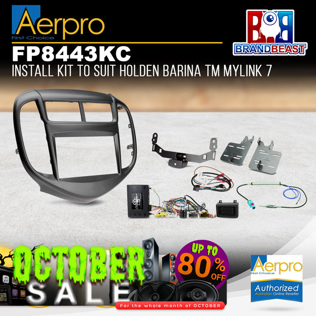 Aerpro FP8443KC Install Kit to Suit Holden Barina TM Mylink 7