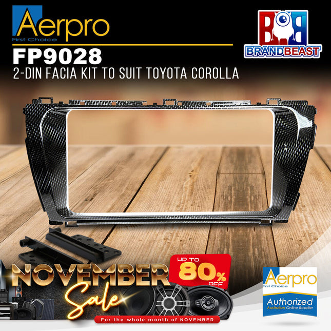 Aerpro FP9028 2-DIN Facia Kit to Suit Toyota Corolla