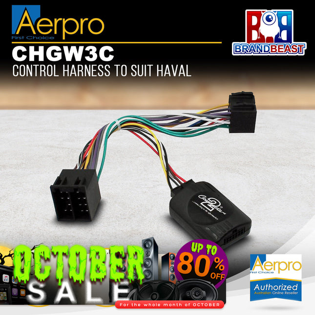 Aerpro CHGW3C Control Harness to Suit Haval H6 2016-On