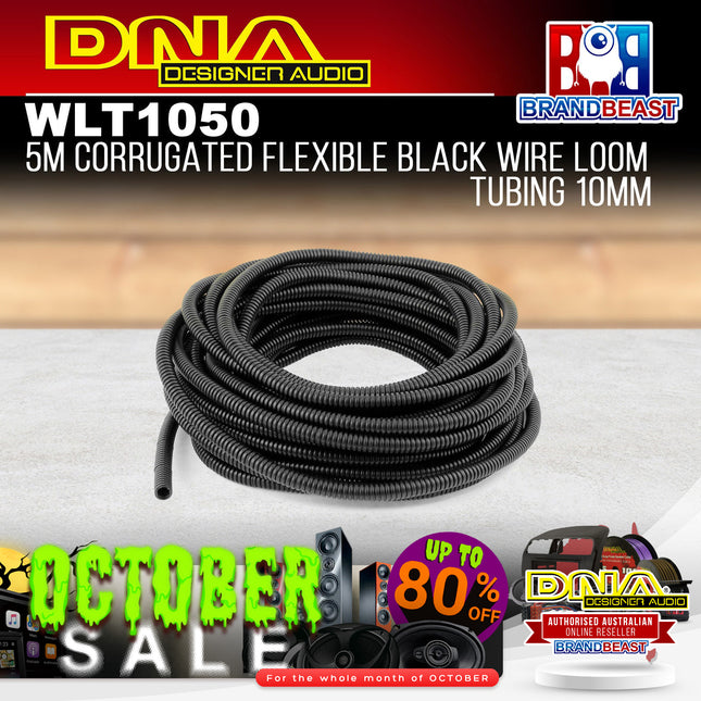 DNA WLT1050 10mm x 50m Split Corrugated Loom Tube