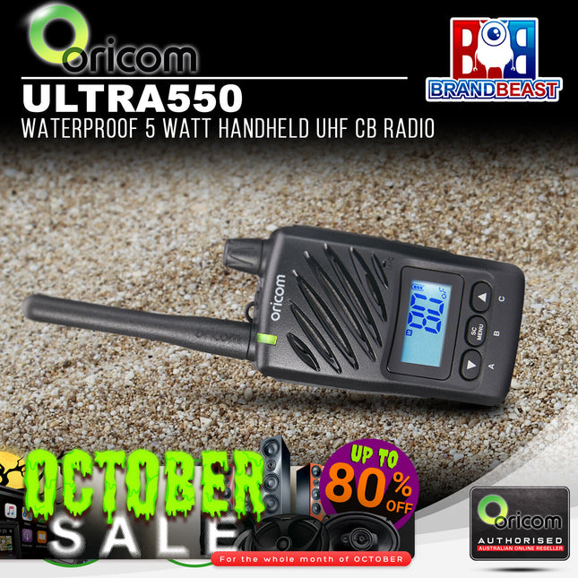 Oricom ULTRA550 5 Watt Handheld UHF CB Radio