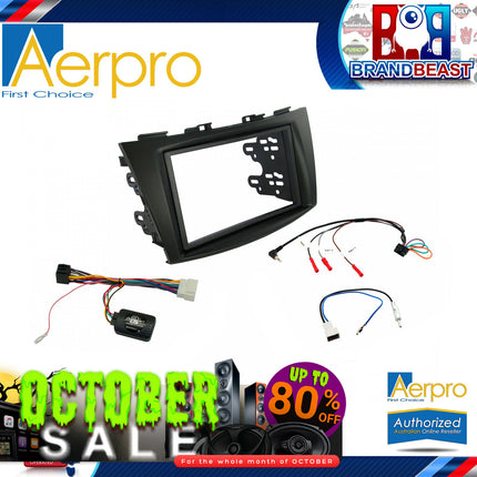Aerpro FP9216K Double DIN Black Install Kit Suit Suzuki Swift FZ 2011 - 2017